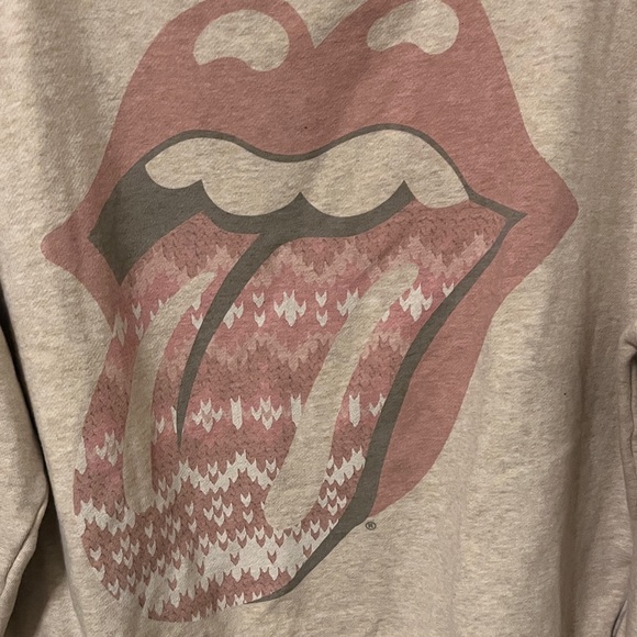 American Eagle Oversized Rolling Stones Sweatshirt - Picture 2 of 7